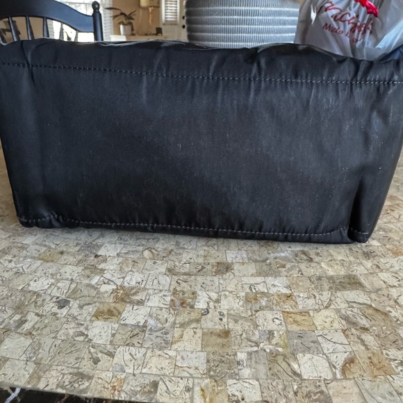 Vintage Prada Semitracolla Tessuto + Vitel Black Shoulder Bag - Picture 5 of 16